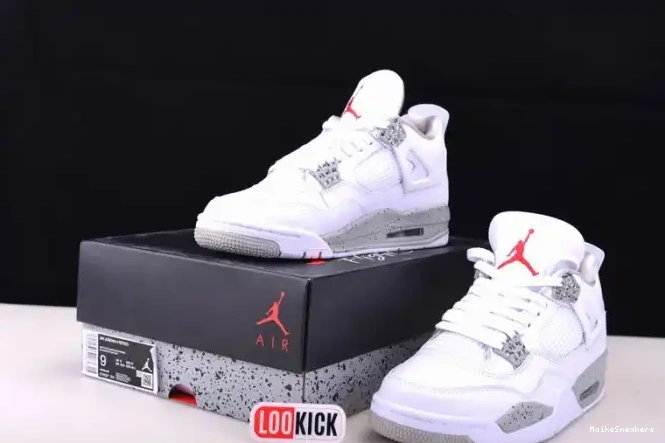 MaikeSneakers Jordan Retro (2021) 4 CT8527-100 White Oreo 0412